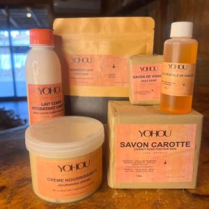 Gamme carotte Yohou cosmetics